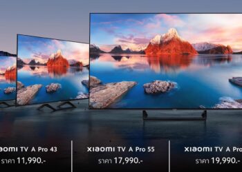Xiaomi วางจำหน่ายทีวีอัจฉริยะรุ่น Xiaomi TV A Pro Series ขนาด 43นิ้ว ,55 นิ้ว และ 65 นิ้ว ทางการในไทยราคาเริ่มต้นเพียง 11,990 บาท
