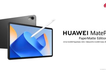 ใหม่! HUAWEI MatePad 11” PaperMatte Edition แท็บเล็ตจอ 120Hz เทคโนโลยี PaperMatte ลดแสงสะท้อนราวกับกระดาษ จดโน้ตสนุกอ่าน E-Book สบายตา สเปกสูงในราคา 17,990 บาท