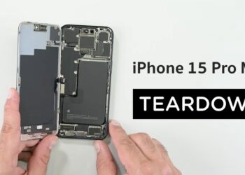 iPhone 15 Pro Max ถูกชำแหละชิ้นส่วนแล้ว เผยโมดูลกล้อง Periscope กรอบไทเทเนียมเป็นรอยง่าย (ชมคลิป!!)