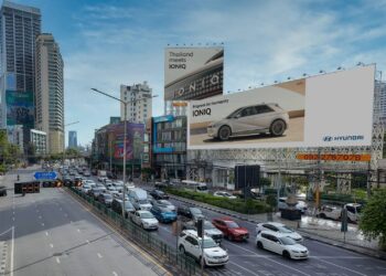 มาแล้ว! IONIQ แบรนด์ EV จากเกาหลีผุดบิลบอร์ดยักษ์ในคอนเซปต์ “Thailand Meets IONIQ”
