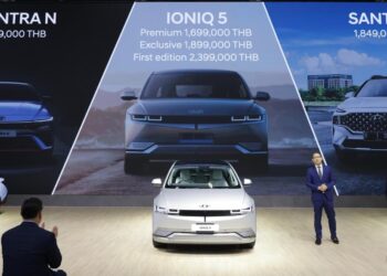Hyundai เปิดตัวรถยนต์ไฟฟ้า IONIQ 5 ในไทยทางการเริ่มต้น 1,699,000 บาท พร้อม Hyundai Santa Fe –เอสยูวี 7 ที่นั่ง และ Elantra N