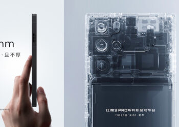 เผยดีไซน์ Red Magic 9 Pro บางเพียง 8.9 มิลลิเมตร ไม่มีขอบกันชนกล้องที่ยื่นนูนอีกต่อไป