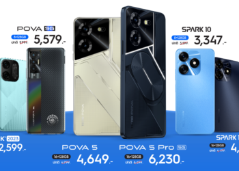 TECNO Mobile จัดโปรลดสนั่นต้อนรับ 12.12 เป็นเจ้าของ POVA 5 Series ได้ในราคาสุดพิเศษ อัดแน่นด้วยสเปกคุณภาพ คุ้มค่าทุกบัดเจ็ต
