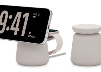Belkin BOOST CHARGE PRO 2-in-1 แท่นชาร์จไร้สายรองรับ MagSafe เหมาะใช้งานในโหมด StandBy ราคาราว 4,590 บาท