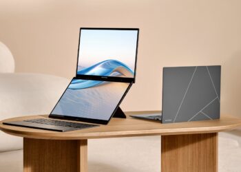 เปิดตัว ASUS Zenbook DUO โน้ตบุ๊ก OLED สองหน้าจอ ขนาด 14 นิ้ว ตัวแรกของโลก! ที่งาน CES 2024