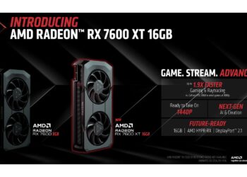AMD เปิดตัวกราฟิกการ์ด AMD Radeon RX 7600 XT สุดยอดกราฟิกการ์ดสำหรับการเล่นเกมที่ 1080p หรือมากกว่า ในราคาไม่ถึง $350!