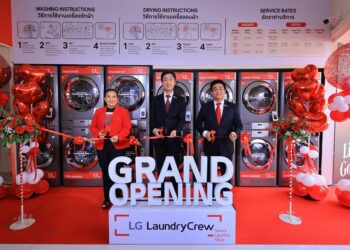 LG เปิดตัวแฟรนไชส์ร้านสะดวกซัก LG Laundry Crew แห่งแรกของโลกในประเทศไทย 