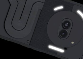 Nothing Phone 2a ถูกปล่อยภาพเรนเดอร์ออกมาใหม่ ตัวเครื่องสีดำ มีอินเทอร์เฟซ Glyph