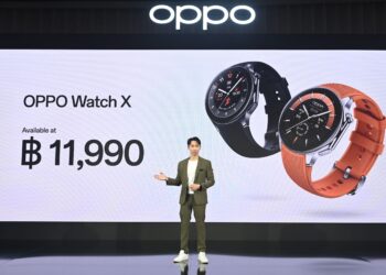 OPPO เปิดตัว OPPO Watch X สมาร์ทวอทช์แอนดรอยด์ระดับแฟลกชิปที่ดีที่สุดจาก OPPO ราคา 11,990 บาท