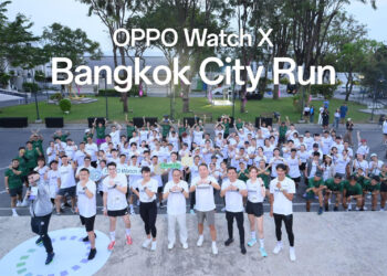 OPPO จัดงานวิ่งอัปความสนุก โชว์สมาร์ทวอทช์แอนดรอยด์ที่ดีที่สุด ในงาน OPPO Watch X Bangkok City Run 