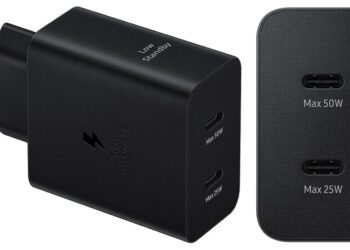 Samsung EP-T5020 หัวชาร์จ 50W แบบพอร์ตคู่ วางจำหน่ายในยุโรป ราคาราว 2,790 บาท