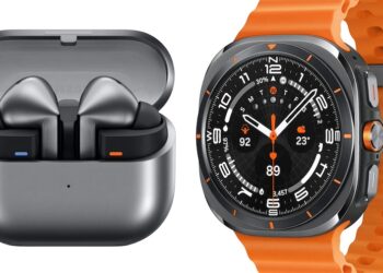 ชมภาพเรนเดอร์ Samsung Galaxy Watch Ultra, Watch 7, Buds 3 และ Buds 3 Pro