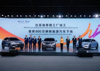 BYD เปิดโรงงานผลิตรถยนต์ในไทย ประเดิมส่งมอบรถยนต์พลังงานใหม่คันที่ 8,000,000 ของโลก