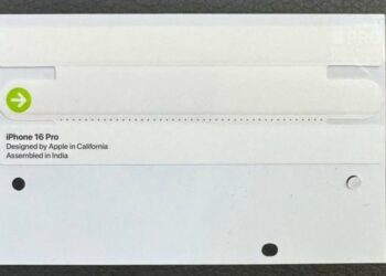 หลุดภาพฉลากกล่อง iPhone 16 Pro และ iPhone 16 Pro‌ Max ยืนยันประกอบขึ้นในอินเดีย