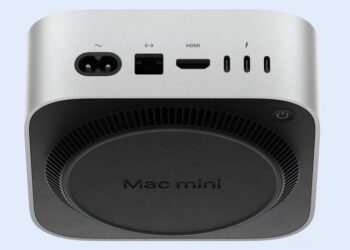 Mac mini รุ่นชิป M4 ติดตั้งปุ่มเปิด-ปิดเครื่อง ไว้ด้านล่าง