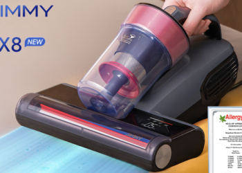 JIMMY BX8 เตรียมขายเครื่องดูดไรฝุ่น ที่มาพร้อมการเป่าลมร้อนถึง 65 องศา เพียง 3,999 บาท