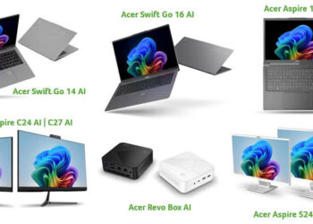 Acer ขยายพอร์ต Copilot+ PC ด้วย Swift Go AI และ Aspire มาพร้อมโปรเซสเซอร์รุ่นล่าสุดที่มี NPU ในตัว เพื่อการประมวลผล AI ที่รวดเร็วและมีประสิทธิภาพมากขึ้น