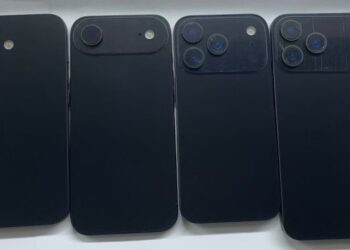 ยลโฉม iPhone 17 Series ทั้ง 4 รุ่น ในตัวเครื่องสีดำ และ สีขาว