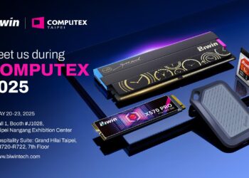 Biwin เตรียมยกทัพโซลูชันจัดเก็บข้อมูลชั้นนำในงาน Computex 2025