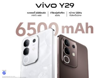 สายคุ้มห้ามพลาด! vivo เปิดตัว Y29 ทนทาน พร้อมลุยในราคาเริ่มต้น 5,999 บาท พร้อมให้เป็นเจ้าของ 24 พ.ค. นี้!