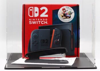 Nintendo Switch 2 พร้อมเครื่องเย็บกระดาษจากร้าน GameStop ถูกนำมาประมูลราคาทะลุ 3.5 ล้านบาท