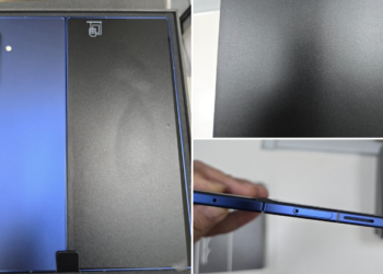 ภาพหลุดเครื่องจริง Samsung Galaxy Z Fold7 เผยดีไซน์บางประมาณ 3.9 – 4.5 มิลลิเมตรเท่านั้น