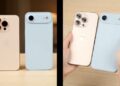 ชมคลิป iPhone 17 Air สีฟ้า Sky Blue เครื่องดัมมี่ เทียบกับ iPhone 16 Pro