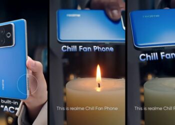 realme เผยโฉม Chill Fan Phone สมาร์ทโฟนที่ใช้ระบบระบายความร้อน AC
