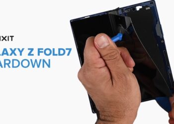 Samsung Galaxy Z Fold7 ถูกแกะเครื่องโดย iFixit เผยให้เห็นดีไซน์ภายใน