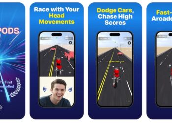 RidePods เกมแข่งรถมอเตอร์ไซค์บน iOS ที่สามารถควบคุมด้วย AirPods ดาวน์โหลดฟรี!!