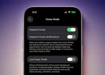 โหมด Adaptive Power จะถูกเปิดใช้งานเป็นค่าเริ่มต้น สำหรับ iPhone Air, iPhone 17 และ iPhone 17 Pro
