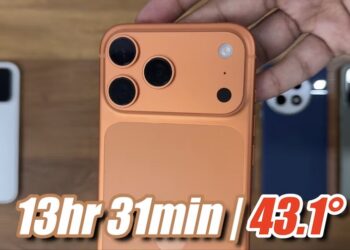 iPhone 17 Pro Max ให้อายุการใช้งานยาวนานพอๆ กับ Xiaomi 17 Pro Max ถึงแม้แบตเตอรี่จะมีขนาดเล็กกว่ามาก