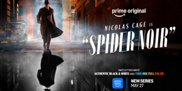 Prime Video ปล่อยภาพแรกพร้อมทีเซอร์เป็นทางการ และเผยกำหนดสตรีม ซีรีส์ Spider-Noir ฉบับคนแสดงจริง นำแสดงโดย Nicolas Cage