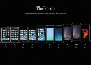 ย้อนดูสเปก iPhone ตั้งแต่รุ่นแรกจนถึงปัจจุบัน รวม 52 รุ่น ในรูปแบบอินเทอร์แอคทีฟ