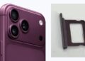 หลุด!! ถาดใส่ซิมการ์ด iPhone 18 Pro สีแดงเข้ม Dark Cherry