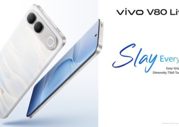 vivo V80 Lite 5G เปิดตัวแล้ว!! ดีไซน์ขอบจอโค้ง แบตใหญ่ 7050mAh กล้องคู่หลัง 50MP